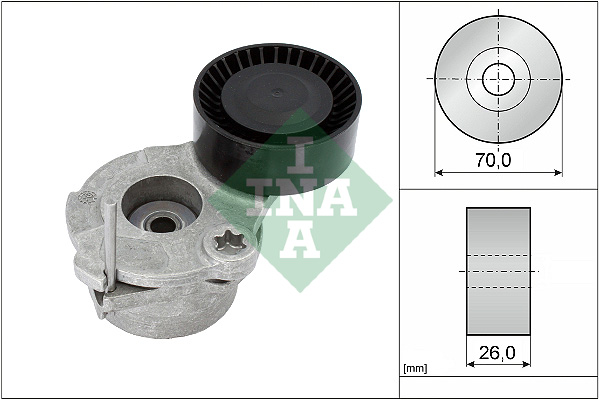Belt Tensioner, V-ribbed belt - 534 0630 10 Schaeffler INA