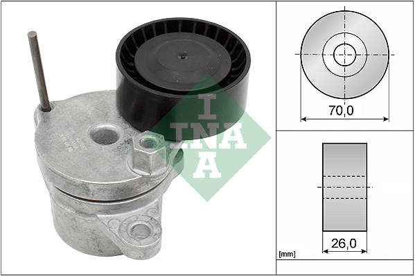 Belt Tensioner, V-ribbed belt - 534 0649 10 Schaeffler INA