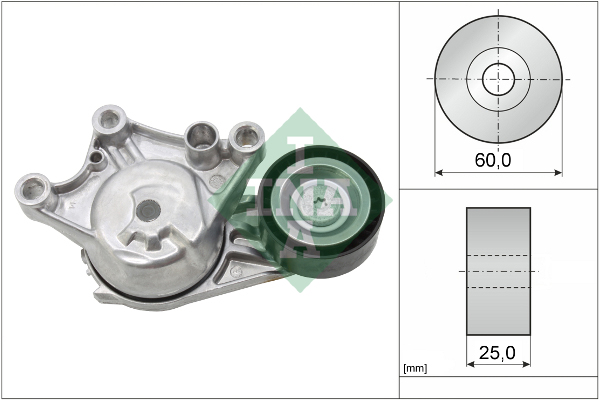 Belt Tensioner, V-ribbed belt - 534 0654 10 Schaeffler INA