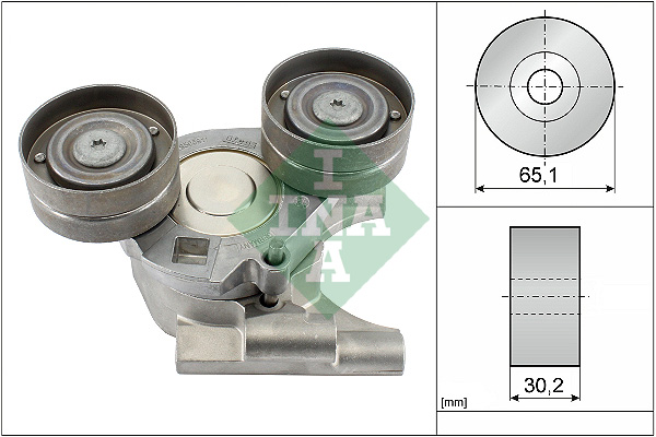 Belt Tensioner, V-ribbed belt - 534 0682 10 Schaeffler INA