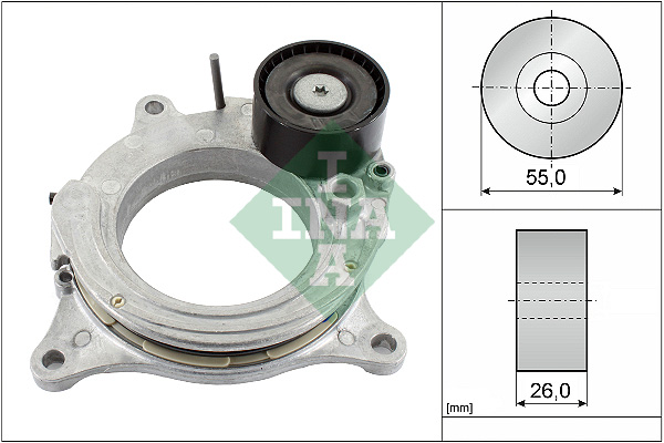 Belt Tensioner, V-ribbed belt - 534 0692 10 Schaeffler INA
