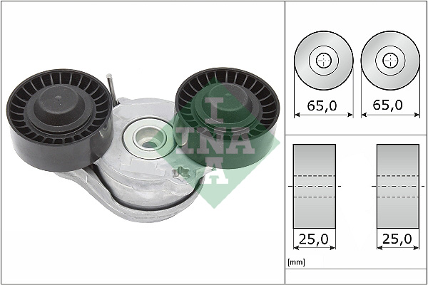 Belt Tensioner, V-ribbed belt - 534 0696 10 Schaeffler INA