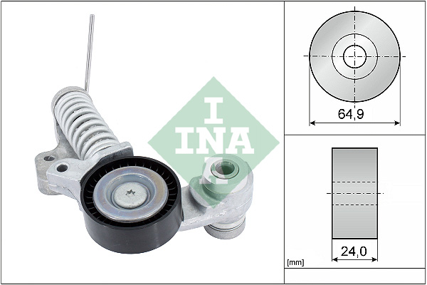 diržo įtempiklis, V formos rumbuotas diržas - 534 0702 10 Schaeffler INA