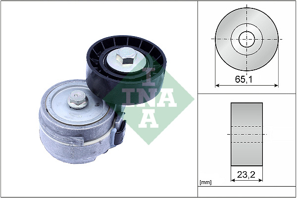 Belt Tensioner, V-ribbed belt - 534 0706 10 Schaeffler INA
