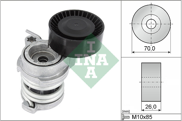 Tendicinghia, Cinghia Poly-V - 534 0708 10 Schaeffler INA