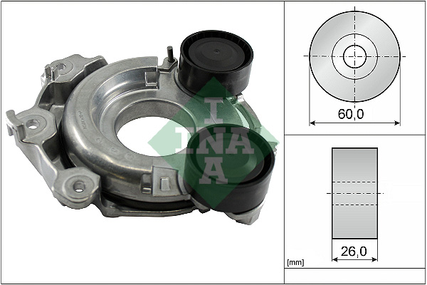 Belt Tensioner, V-ribbed belt - 534 0712 10 Schaeffler INA