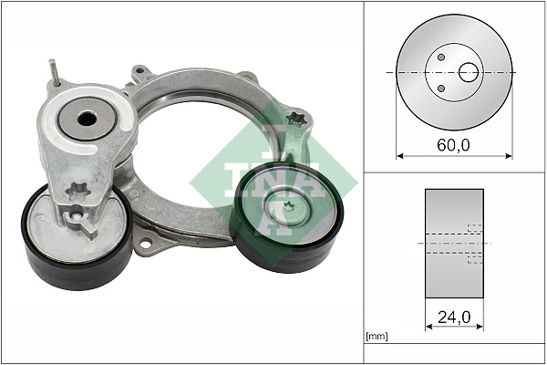 Belt Tensioner, V-ribbed belt - 534 0718 10 Schaeffler INA