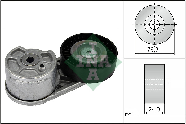 Belt Tensioner, V-ribbed belt - 534 0725 10 Schaeffler INA