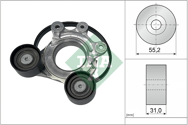 Belt Tensioner, V-ribbed belt - 534 0774 10 Schaeffler INA