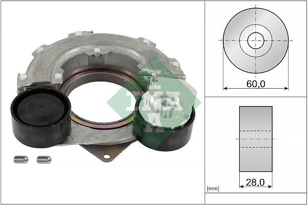 Belt Tensioner, V-ribbed belt - 534 0882 10 Schaeffler INA