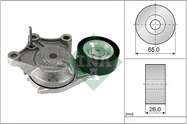 diržo įtempiklis, V formos rumbuotas diržas - 534 0903 10 Schaeffler INA