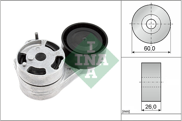 Belt Tensioner, V-ribbed belt - 534 0938 10 Schaeffler INA