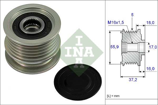 Dispositivo ruota libera alternatore - 535 0009 10 Schaeffler INA