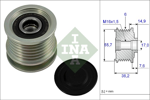 Dispositivo ruota libera alternatore - 535 0013 10 Schaeffler INA