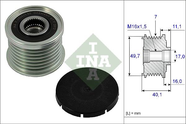 Alternator Freewheel Clutch - 535 0021 10 Schaeffler INA