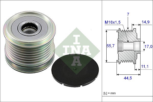Dispositivo ruota libera alternatore - 535 0042 10 Schaeffler INA