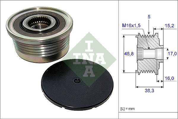 Alternator Freewheel Clutch - 535 0048 10 Schaeffler INA