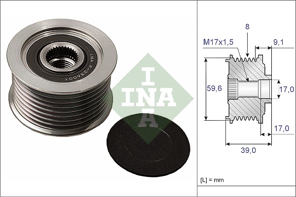 Alternator Freewheel Clutch - 535 0049 10 Schaeffler INA