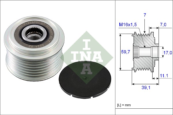 Dispositivo ruota libera alternatore - 535 0053 10 Schaeffler INA