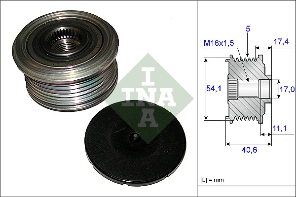 Alternator Freewheel Clutch - 535 0089 10 Schaeffler INA