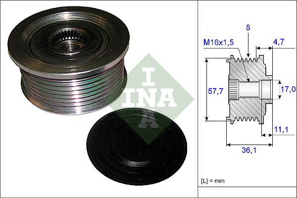 Dispositivo ruota libera alternatore - 535 0099 10 Schaeffler INA