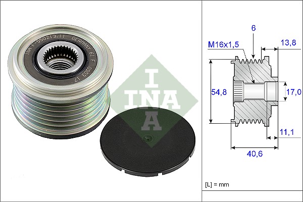 Alternator Freewheel Clutch - 535 0102 10 Schaeffler INA