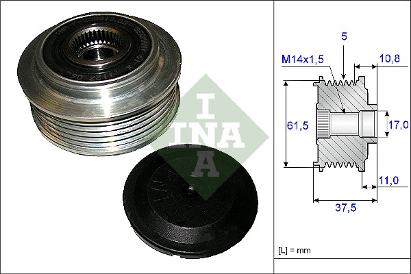 Alternator Freewheel Clutch - 535 0107 10 Schaeffler INA