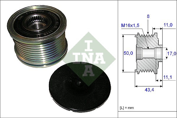 Alternator Freewheel Clutch - 535 0108 10 Schaeffler INA