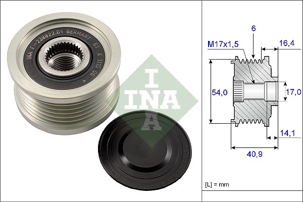 Dispositivo ruota libera alternatore - 535 0112 10 Schaeffler INA
