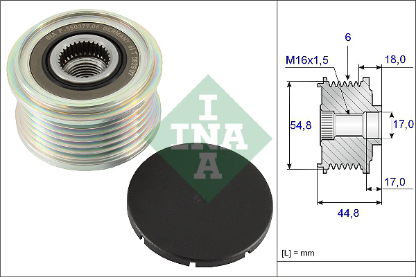 Alternator Freewheel Clutch - 535 0114 10 Schaeffler INA