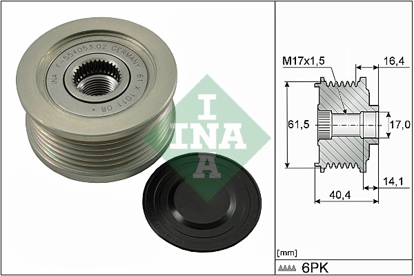 Механизм свободного хода генератора - 535 0115 10 Schaeffler INA