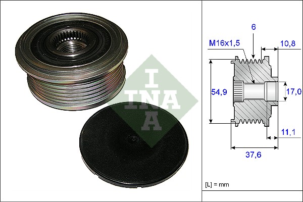 Dispositivo ruota libera alternatore - 535 0123 10 Schaeffler INA