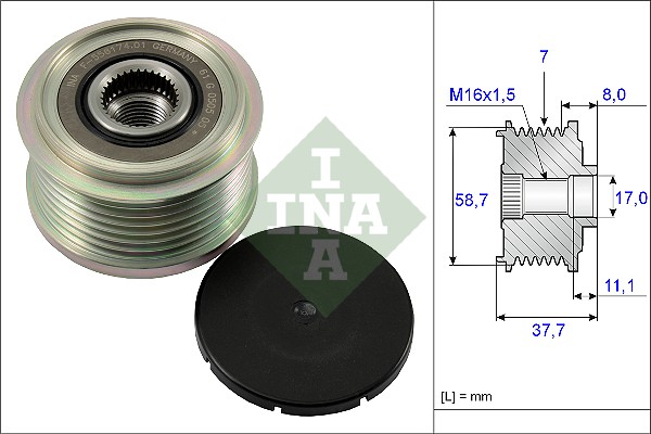 Alternator Freewheel Clutch - 535 0128 10 Schaeffler INA