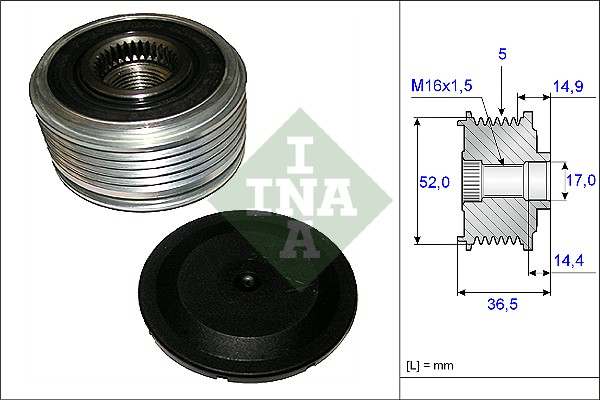 Alternator Freewheel Clutch - 535 0129 10 Schaeffler INA