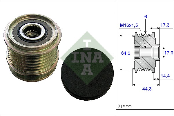 Dispositivo ruota libera alternatore - 535 0130 10 Schaeffler INA