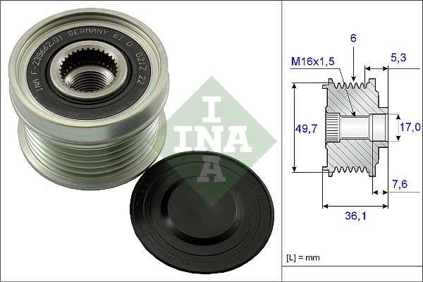 Alternator Freewheel Clutch - 535 0134 10 Schaeffler INA