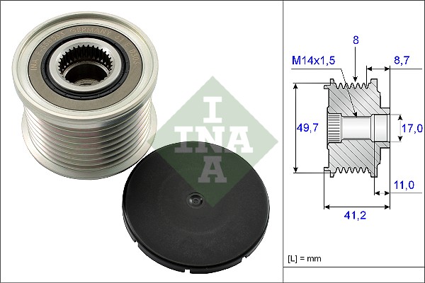 Alternator Freewheel Clutch - 535 0141 10 Schaeffler INA