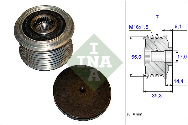 Dispositivo ruota libera alternatore - 535 0142 10 Schaeffler INA
