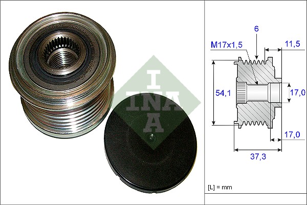 Механизм свободного хода генератора - 535 0149 10 Schaeffler INA