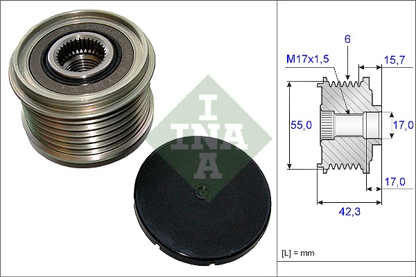 Alternator Freewheel Clutch - 535 0154 10 Schaeffler INA