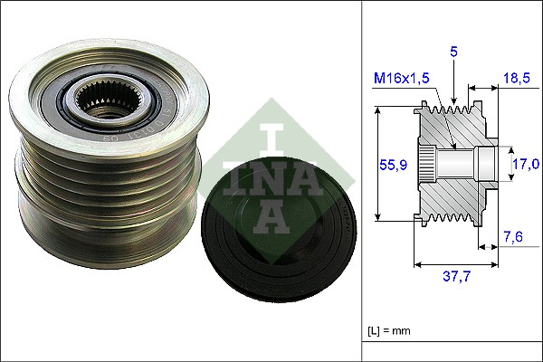 Dispositivo ruota libera alternatore - 535 0169 10 Schaeffler INA