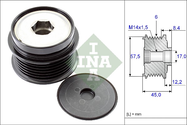 Alternator Freewheel Clutch - 535 0174 10 Schaeffler INA