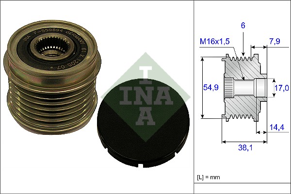 Dispositivo ruota libera alternatore - 535 0176 10 Schaeffler INA