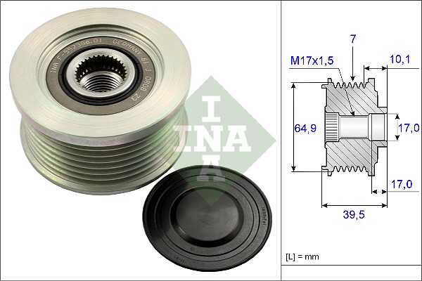 Alternator Freewheel Clutch - 535 0177 10 Schaeffler INA