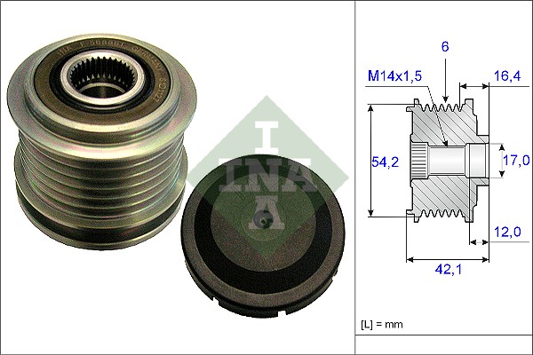 Dispositivo ruota libera alternatore - 535 0181 10 Schaeffler INA