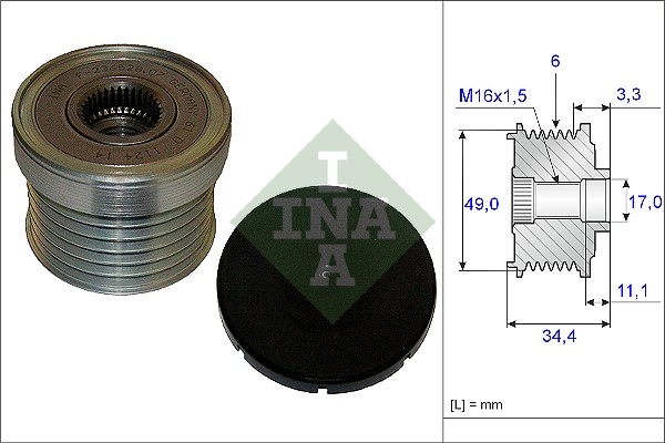Alternator Freewheel Clutch - 535 0183 10 Schaeffler INA