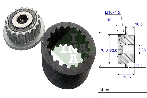 Flexible Coupling Sleeve Kit - 535 0186 10 Schaeffler INA