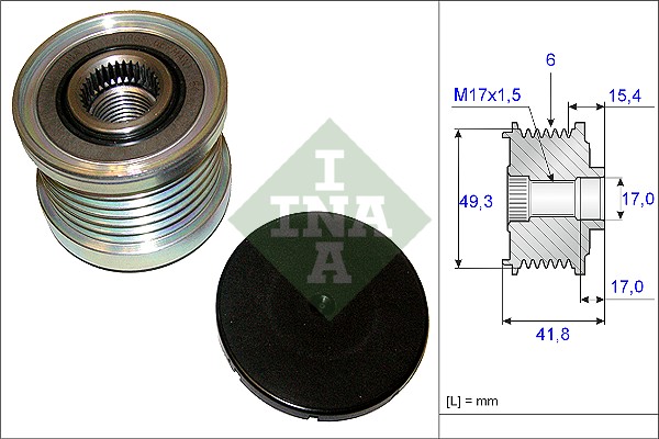 Dispositivo ruota libera alternatore - 535 0193 10 Schaeffler INA