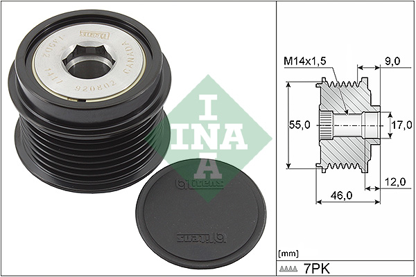 Dispositivo ruota libera alternatore - 535 0198 10 Schaeffler INA