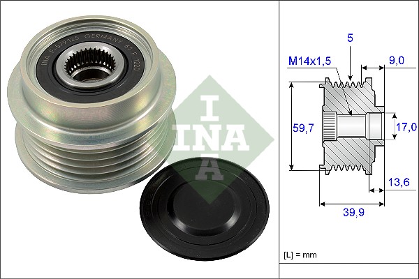Alternator Freewheel Clutch - 535 0199 10 Schaeffler INA